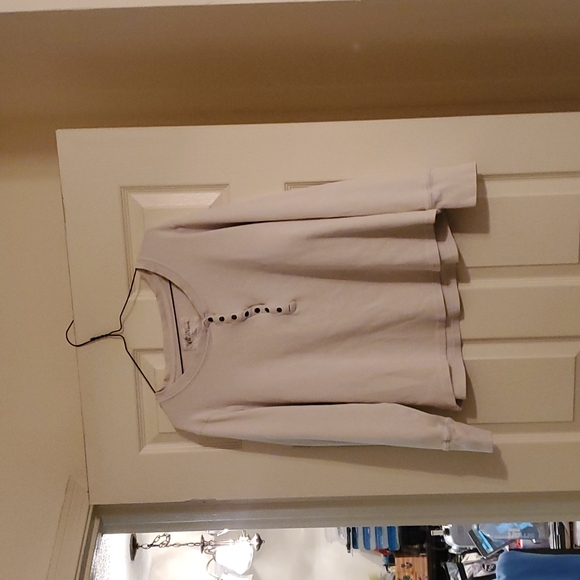 Tan Henley shirt - Picture 1 of 5